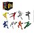 Blocos de Montar Inblox Ninjas 37 Peças TLEG AKT4450 – Ark Brasil UNIDADE SORTIDA - Imagem 1