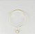 Choker Minimalista com Pérola Central Pendente Delicada - Imagem 1