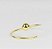 Bracelete Elegante Espiral com Orbe Central - Imagem 1
