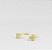 Bracelete Elegante Tigre com Zircônias Cravejadas Aberto - Imagem 1