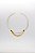 Choker Moderna Meia Lua Dobrada - Imagem 1