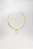 Choker Delicada Aberta Coleção Oval Orgânico Acabamento Acetinado - Imagem 1