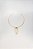 Choker Elegante Aberta Coleção Oval Orgânico Acabamento Granulado - Imagem 1