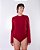 Body Flaire Sleeves Manga Vinho Osklen - Color me - Imagem 3