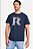 Camiseta Estampada R Organico Marinho - Petter Sathler - Imagem 1
