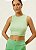 Blusa Colcci Top Colcci Sport Style Canelada Verde - Izibida - Imagem 1