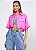 Camisa Colcci Cropped em Tactel Com Elástico M - Izibida - Imagem 1