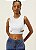 Top Colcci Sport Style Recortes Branco M - Izibida - Imagem 1