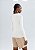 Blusa Feminina Manga Longa Slim Em Tricô Leve Creme - Hering - Imagem 3