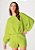 Blusão Feminino Cropped Manga Bufante Texturizado Verde - Hering - Imagem 1