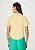 Blusa Feminina Decote V Com Botões Amarelo - Hering - Imagem 3