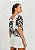Blusa Feminina Cropped Estampada Decote V Off White - Hering - Imagem 3