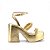 Plataforma Macramé Ferrucci Dourado - Imagem 1