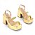Plataforma Macramé Ferrucci Dourado - Imagem 2