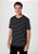 Camiseta Masculina Hering Manga Curta Listrada Preto - Imagem 1