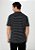 Camiseta Masculina Hering Manga Curta Listrada Preto - Imagem 3