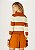 Cardigan Hering Feminino Em Tricot Listrado Marrom - Imagem 3