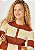 Cardigan Hering Feminino Em Tricot Listrado Marrom - Imagem 4