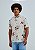 Camisa Hering Masculina Manga Curta Em Linho Off White - Imagem 1
