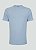 Tshirt Manga Curta Dc Micro Listras Azul Claro - Dudalina - Imagem 1