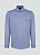 CAMISA Manga Longa SLIM MINI PRINT AZUL CLARO - Dudalina - Imagem 1