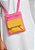 Bolsa Tiracolo Hering Feminina Pequena Em Sarja Rosa - Imagem 2