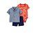 Conjunto menino c/ 3 peças 3 meses - Apaixonados por importados - Imagem 1