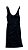 VESTIDO REGATA DECOTE COM ENTREMEIO - PRETO  - HOPE RESORT - Imagem 1