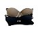 KIT COM 2 SUTIAS PUSH UP BASICO - PRETO/BEGE CAMURCA  - BONJOUR - Imagem 1