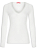 BLUSA MANGA LONGA GOLA V SEGUNDA PELE EM VISCOSE LEVISSIMA - OFF WHITE  - HOPE - Imagem 4