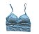 Top Regata Alongado Com Bojo Removivel Em Renda - Azul Blues - Hope - Imagem 1