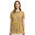 Camisa Zebrada Amarela Safari Chic - Animale - Imagem 1