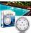 LUMINÁRIA LED DE PISCINA 9W 12V | 80MM | ROSCA DE 1/2 - Imagem 1