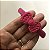 Faixa de Bebê Laço Crochê - Rosa Magenta - Imagem 3