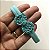 Faixa de Bebê Laço Crochê - Verde Tiffany - Imagem 3