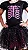 FANTASIA HALLOWEEN CONJUNTO CAVEIRINHA ROSA - Imagem 2