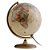 GLOBO 30CM GOLD EXECUTIVE ANTIGO PORTUGUS COM LUZ - Imagem 1