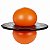 POGOBOL PRETO E LARANJA - Imagem 1