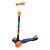 PATINETE RADICAL PLUS AZUL LARANJA COM LUZ - Imagem 1