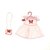 ROUPA DE BONECA PRINCESA BORBOLETA COM BOLSA 073 - Imagem 1