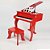 PIANO DE CAUDA INFANTIL 30 TECLAS VERMELHO - Imagem 1
