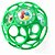 BOLA CHOCALHO VERDE OBALL RATTLE - Imagem 1