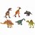 BRINQUEDO JURASSIC FUN DINOSSAURO COM 6 PCS- MLT - Imagem 1
