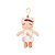 CHAVEIRO BONECA MINI ANGELA ZOO UNICORNIO 20CM 518 - Imagem 1