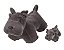 SCHNAUZER COM 1 FILHOTE - Imagem 1