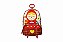 MOCHILA ESCOLAR DE RODINHAS CHAPEUZINHO VERMELHO - Imagem 1
