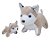 HUSKY GRAVIDA COM 1 FILHOTE - Imagem 1