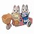 CONJ BICICLETA DUPLA IRMA E IRMAO HUSKY - Imagem 1