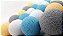 CORDAO DE LUZ BANDEIRINHAS BABY BLUE 378M 110V - Imagem 1