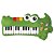 PIANO MUSICAL JACARE - Imagem 1